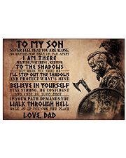 To My Son 17x11 Poster front