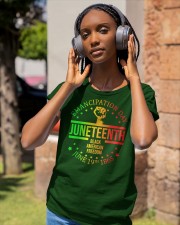 Juneteenth Black American Freedom Classic T-Shirt apparel-ladies-t-shirt-lifestyle-front-83