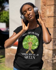 Who Needs Luck Classic T-Shirt apparel-ladies-t-shirt-lifestyle-front-84