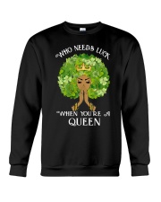 Who Needs Luck Crewneck Sweatshirt tile