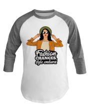 Fashion Changes Baseball Tee tile