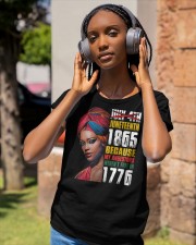 Juneteenth 1865 Classic T-Shirt apparel-ladies-t-shirt-lifestyle-front-83