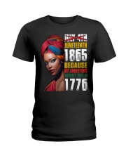 Juneteenth 1865 Ladies T-Shirt tile