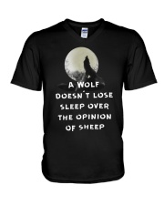 Viking A Wofl Doesn't Lose V-Neck T-Shirt tile