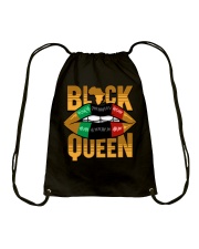 Black Queen Drawstring Bag tile