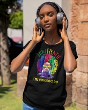 Juneteeth Is My Independence Day Classic T-Shirt apparel-ladies-t-shirt-lifestyle-front-83