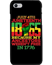Juneteenth 1865 Phone Case tile