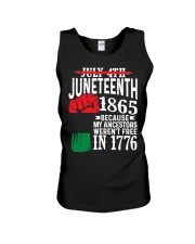 Juneteenth 1865 Unisex Tank tile