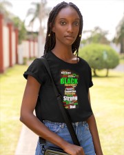 Black Strong Classic T-Shirt apparel-ladies-t-shirt-lifestyle-front-85