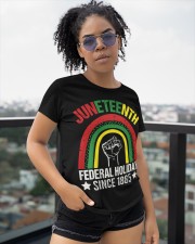Juneteenth Federal Holiday Classic T-Shirt apparel-classic-tshirt-lifestyle-front-250