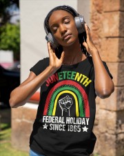 Juneteenth Federal Holiday Classic T-Shirt apparel-ladies-t-shirt-lifestyle-front-84