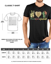 Peace Love Juneteenth Classic T-Shirt custom-t-shirts-classic-lifestyle-front-198