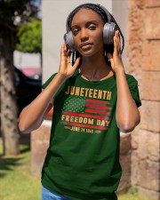 Juneteenth Freedom Day Classic T-Shirt apparel-ladies-t-shirt-lifestyle-front-83