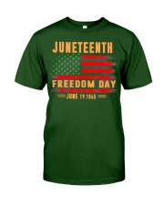 Juneteenth Freedom Day Classic T-Shirt front