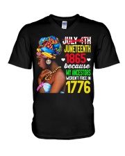 Juneteenth 1865 V-Neck T-Shirt tile