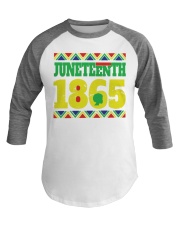 Juneteeth 1865 Baseball Tee tile