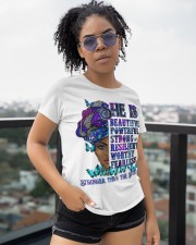 She Is Stronger Than The Storm Classic T-Shirt apparel-classic-tshirt-lifestyle-front-250