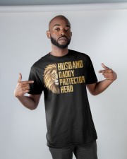 Husband And Daddy Protector Hero Classic T-Shirt apparel-classic-tshirt-lifestyle-front-32