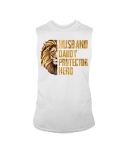 Husband And Daddy Protector Hero Sleeveless Tee tile