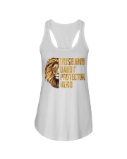 Husband And Daddy Protector Hero Ladies Flowy Tank tile