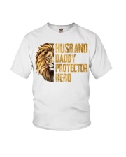 Husband And Daddy Protector Hero Youth T-Shirt tile