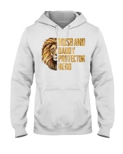 Husband And Daddy Protector Hero Hooded Sweatshirt tile