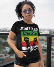 Juneteenth The Real Independence Day Classic T-Shirt apparel-classic-tshirt-lifestyle-front-250