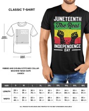 Juneteenth The Real Independence Day Classic T-Shirt custom-t-shirts-classic-lifestyle-front-198