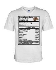 Brown Sugar Babe V-Neck T-Shirt tile