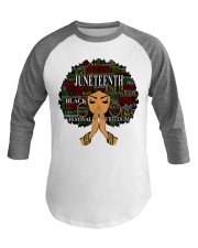 Juneteenth Baseball Tee tile