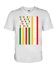 Juneteenth V-Neck T-Shirt tile