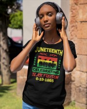 Juneteenth Celebrating Black Freedom Classic T-Shirt apparel-ladies-t-shirt-lifestyle-front-83