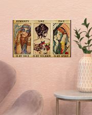 HUMANITY IS MY RACE 17x11 Poster poster-landscape-17x11-lifestyle-22
