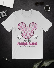 Breast Cancer Awareness No One Fight Alone Classic T-Shirt lifestyle-mens-crewneck-front-16