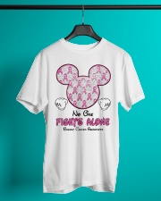 Breast Cancer Awareness No One Fight Alone Classic T-Shirt lifestyle-mens-crewneck-front-3
