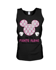 Breast Cancer Awareness No One Fight Alone Unisex Tank tile