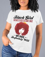 Black Girl If My Mouth Doesn't Say It My Face Classic T-Shirt custom-t-shirts-classic-lifestyle-front-421