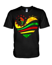 Juneteenth V-Neck T-Shirt tile