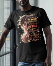 I'm Stong I Never Give Up Classic T-Shirt apparel-classic-tshirt-lifestyle-front-39