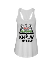 Know Thyself Ladies Flowy Tank tile