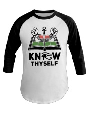 Know Thyself Baseball Tee tile