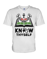 Know Thyself V-Neck T-Shirt tile