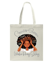 Cancer Queen Tote Bag tile