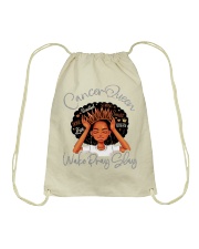 Cancer Queen Drawstring Bag tile