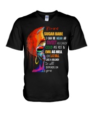 I Can Be Mean V-Neck T-Shirt tile