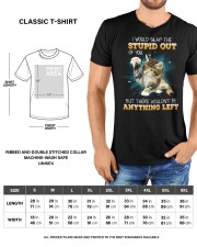 Cat - I Would Slap The Stupid Out Of You Classic T-Shirt custom-t-shirts-classic-lifestyle-front-198