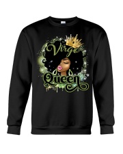 Virgo Black Woman Crewneck Sweatshirt tile