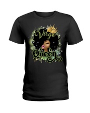 Virgo Black Woman Ladies T-Shirt tile