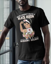With A Nursing Degree Classic T-Shirt apparel-classic-tshirt-lifestyle-front-39