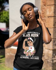 With A Nursing Degree Classic T-Shirt apparel-ladies-t-shirt-lifestyle-front-84
